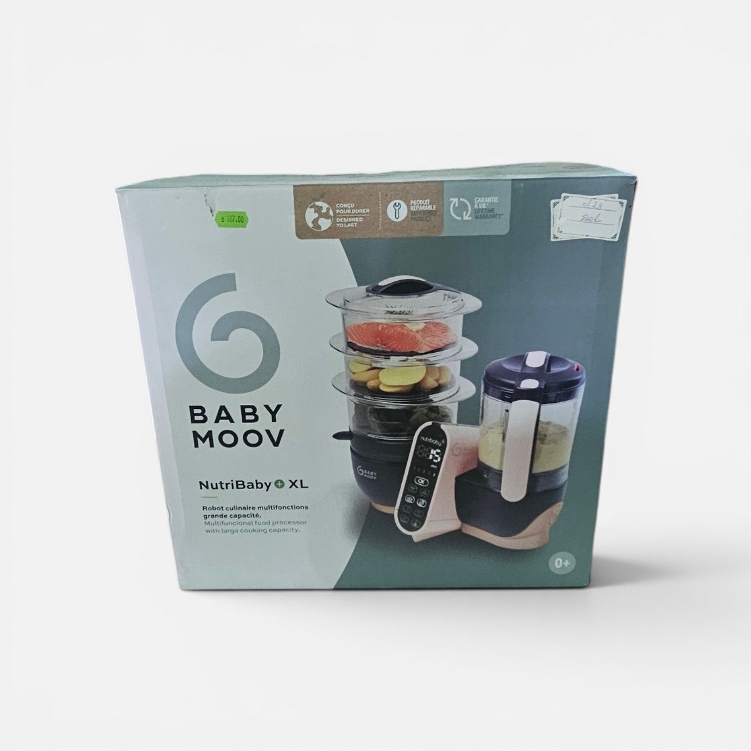 Robot de bucătărie multifuncțional Babymoov Nutribaby(+) XL