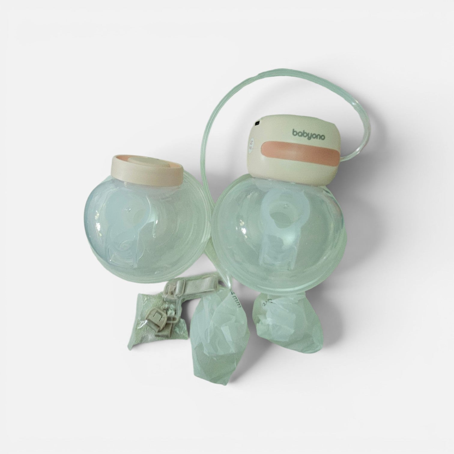 Pompa electrică de sân dublă BabyOno Twinny hands-free