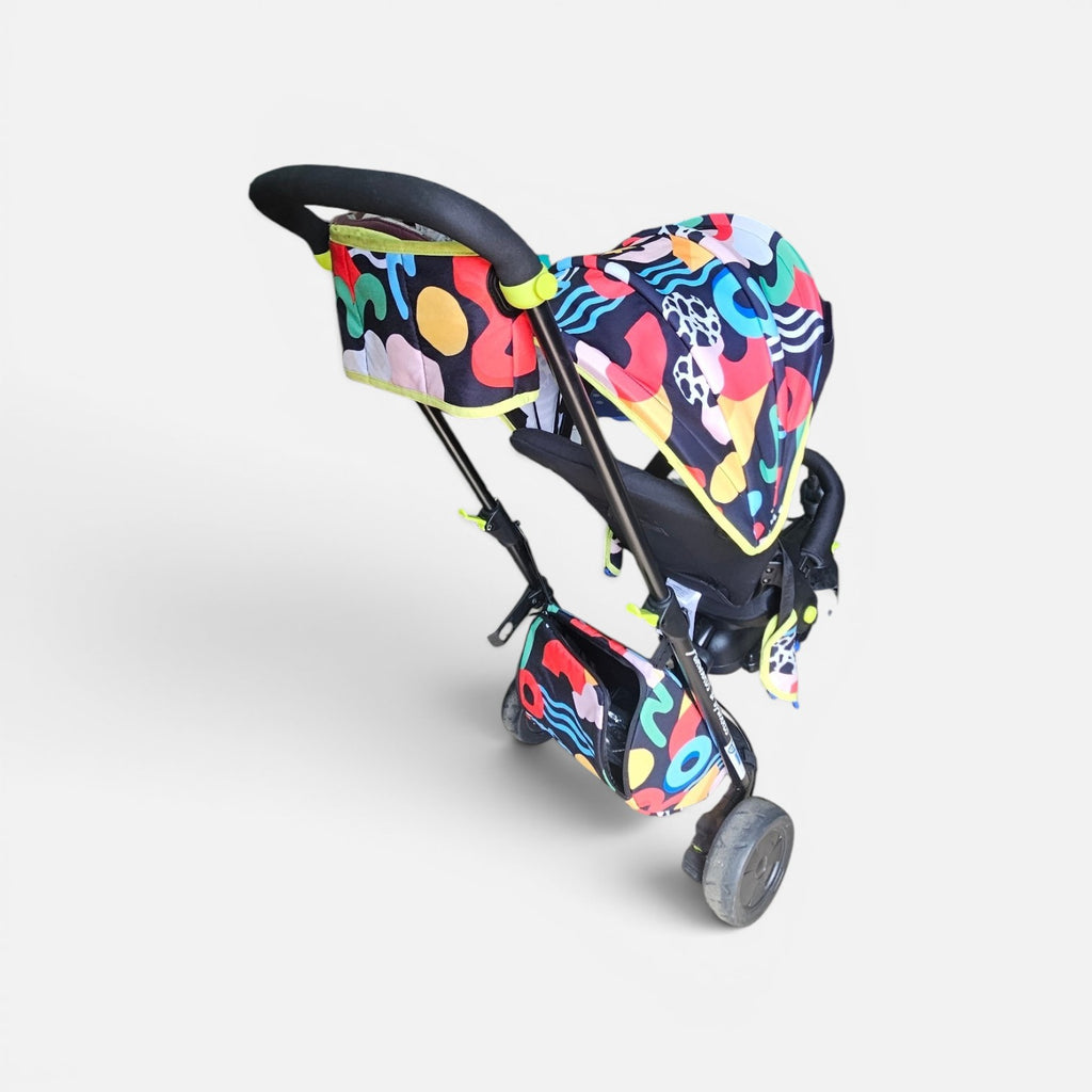 Tricicletă și cărucior pliabil smarTrike STR7 Stroller Trike din ediția limitată Kelly Anna