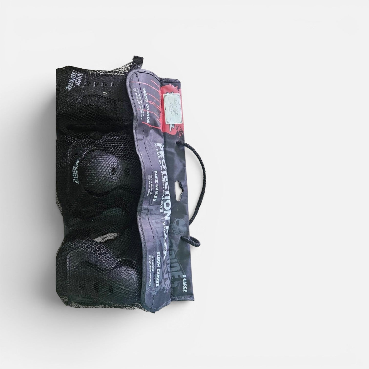 Set complet de protecție No Fear Skate Protection Pack, mărimea X-Large.
